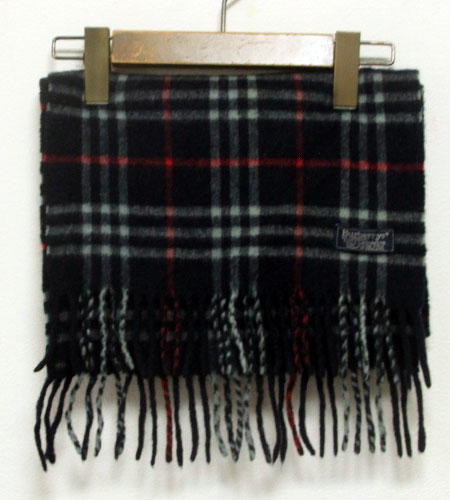 [古着/USED] 80's イングランド製 バーバリー　カシミアマフラー