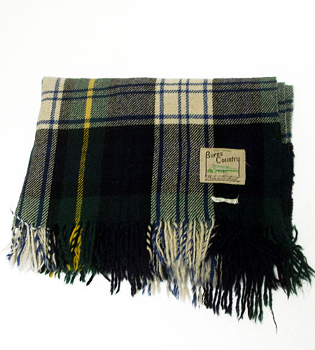 [古着/USED] 60's スコットランド製 バーンズカントリー　タータンストール