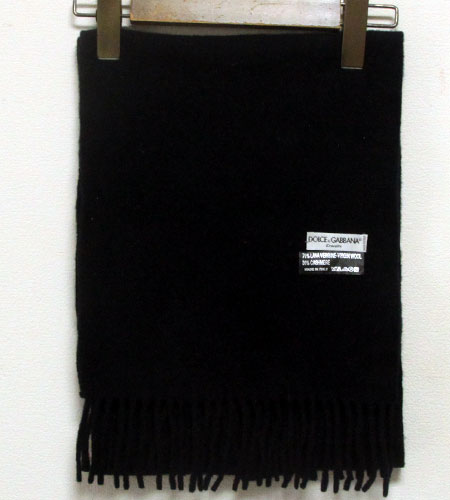[古着/USED] 90's イタリア製 ドルチェ&ガッバーナ　カシミア混マフラー