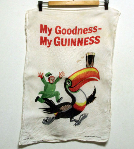 [古着/USED] 50's アイルランド製 ギネス　ティータオル