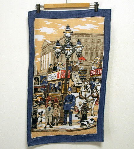 [古着/USED] 70's イングランド製 save the children fund ティータオル