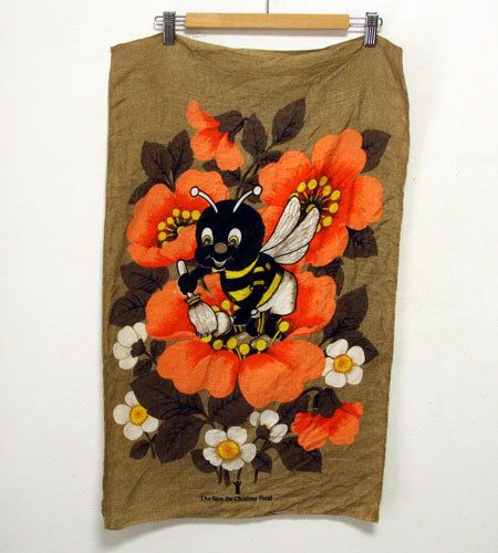 [古着/USED] 70's イングランド製 save the children fund ティータオル