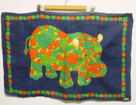 [新品] 60's アイルランド製 デッドストック　ケルティックデザイン　ティータオル