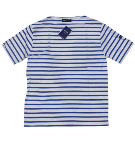 [新品]  フランス製 マリーンブルー×白　セントジェームス　ピリアック