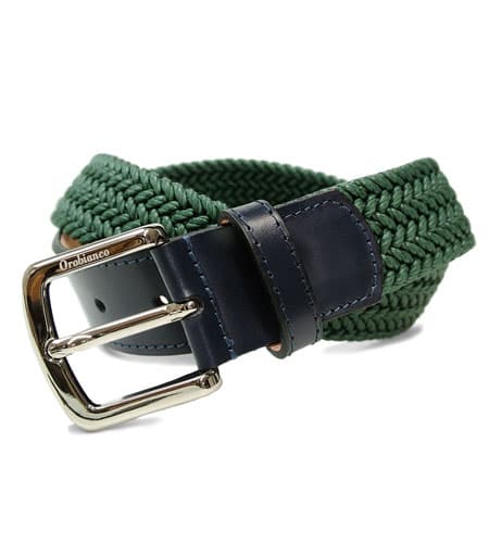 [新品]  イタリア製 オロビアンコ　メッシュレザーベルト