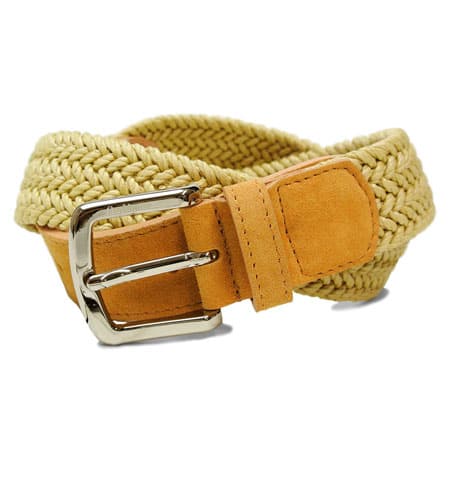 [新品]  イタリア製 オロビアンコ　メッシュレザーベルト