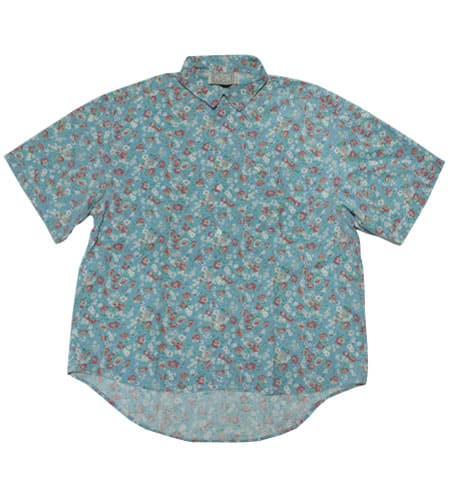 [古着/USED]  フランス製 リバティーパターンシャツ