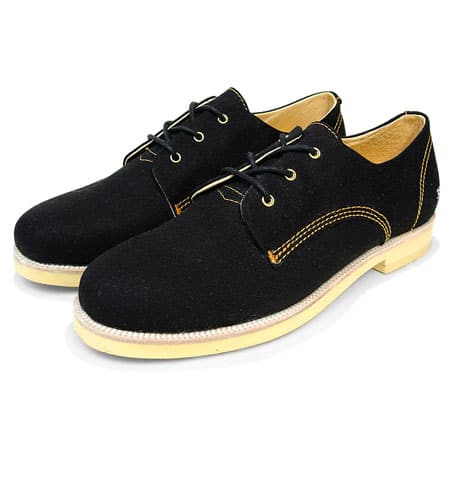 [新品]   ブラック　グラム　キャンバスブーツ