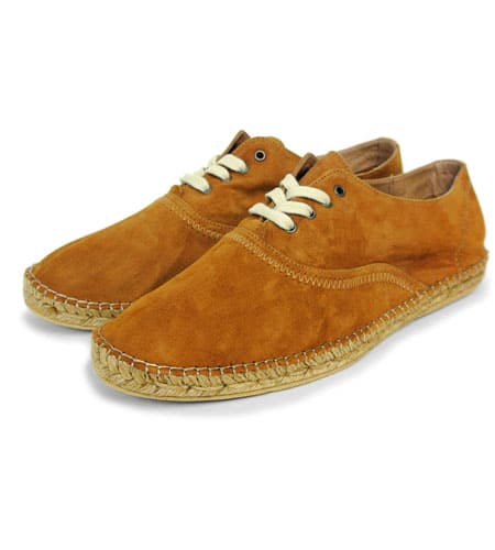 [新品]   ブラウン　gaimo　レザー　エスパドリーユスニーカー