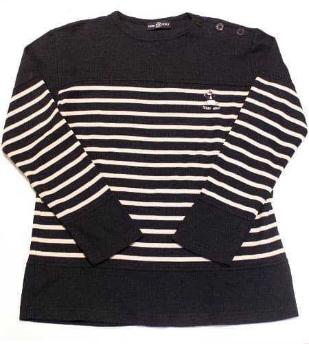 [古着/USED]  フランス製 TEDDY HOLLY マリーンボーダーカットソー