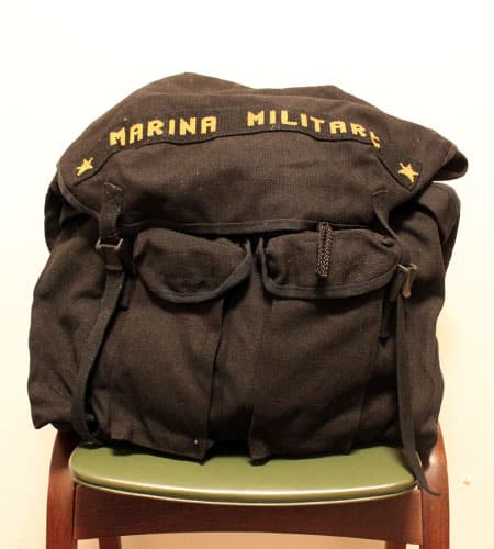 70s デッドストック イタリア軍 バックパック ユーロミリタリー リュック 鞄