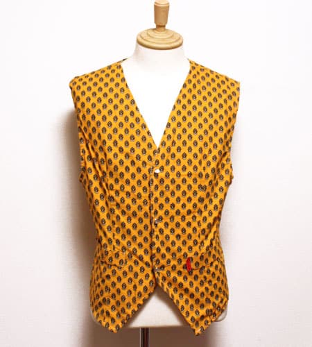 [古着/USED] 70's フランス製 リバーシブル　プロバンスベスト