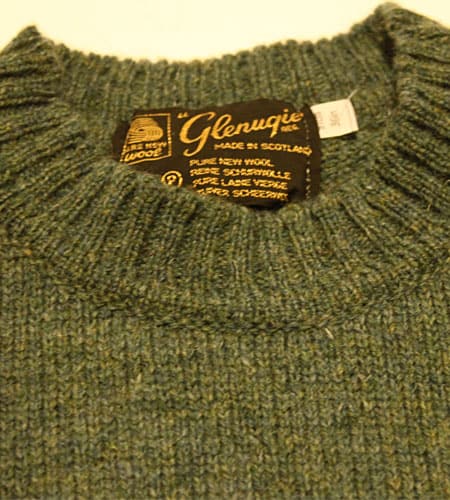 80〜90s Glenmac Scotland製　ミントグリーン　ニットベスト