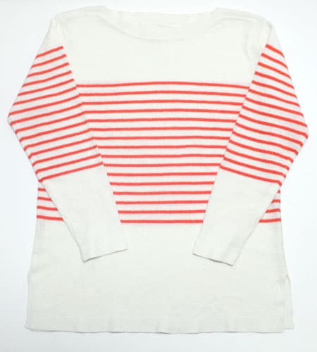 [古着/USED]  フランス製 マリーンボーダーカットソー