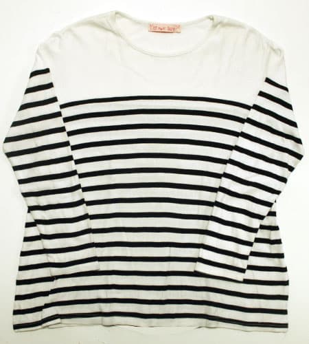 [古着/USED]  フランス製 マリーンボーダーカットソー