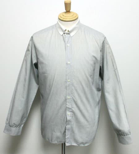 [古着/USED] 70's フランス製 ストライプクレリックシャツ