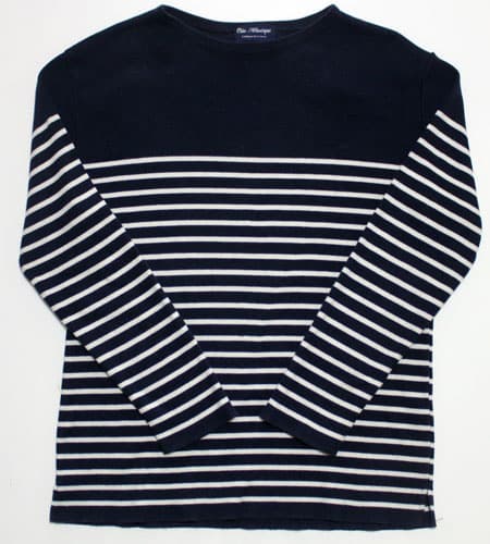 [古着/USED] 70's フランス製 cote atlantique マリーンボーダーカットソー