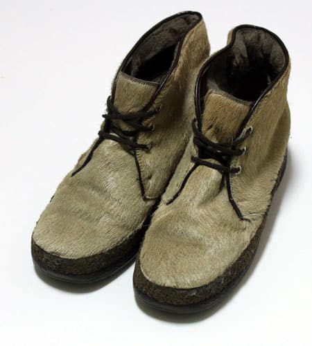 [古着/USED] 70's フランス製 アザラシ皮　チャッカブーツ
